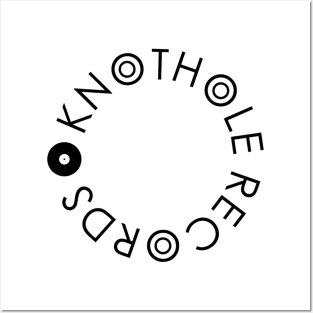 Knothole Records (Black Text) Posters and Art